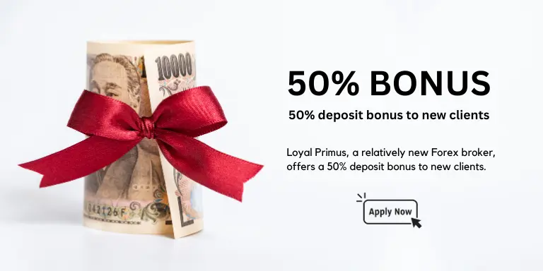 Loyal Primus 50% Deposit Bonus