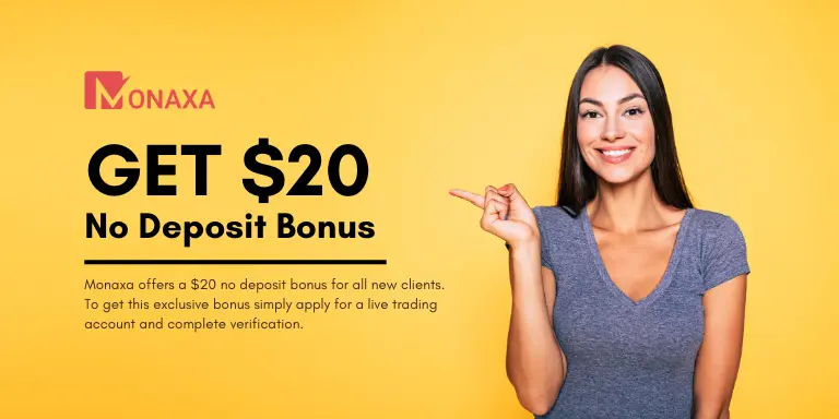 Monaxa $20 No Deposit Bonus