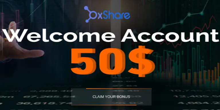 OXShare $50 Welcome Bonus