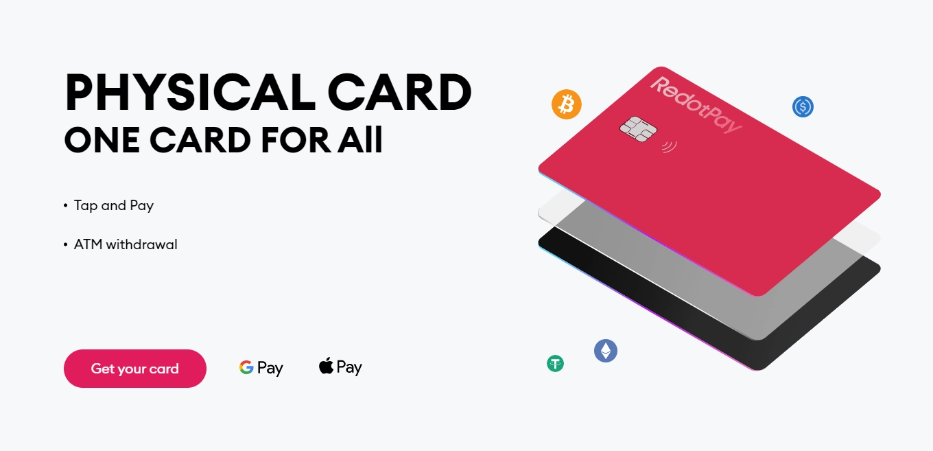 redotpay physical card