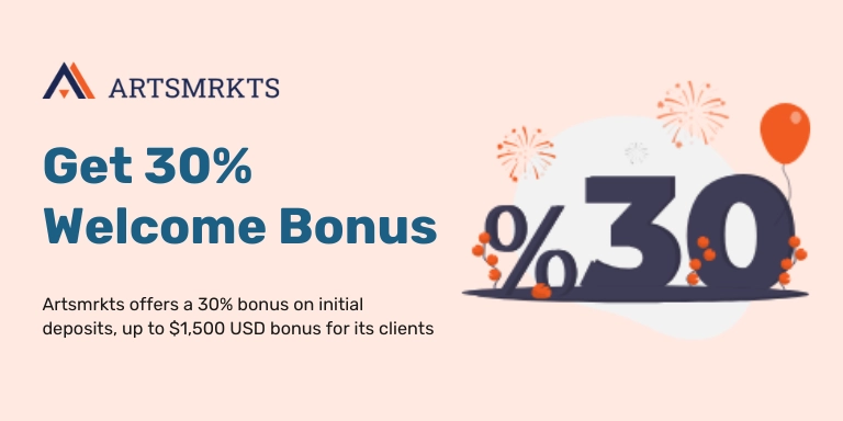 Artsmrkts 30% Welcome Bonus