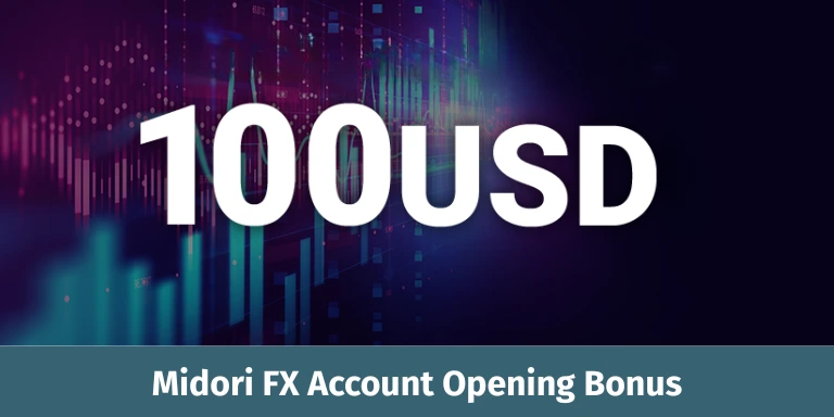 Midori FX $100 Account Opening Bonus 2 Midori FX $100 Account Opening Bonus