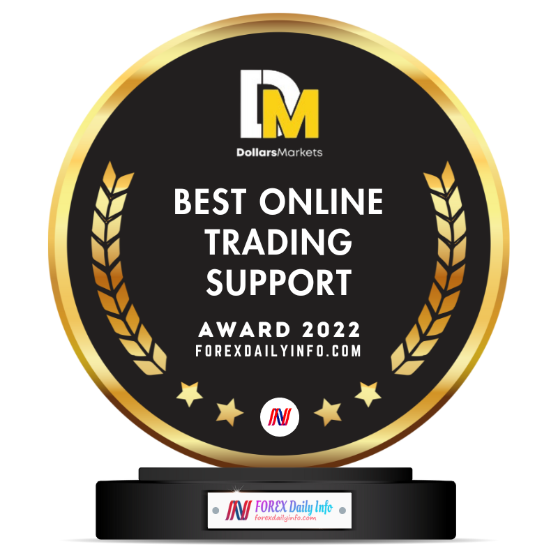 DollarsMarkets award Best Online Trading Support