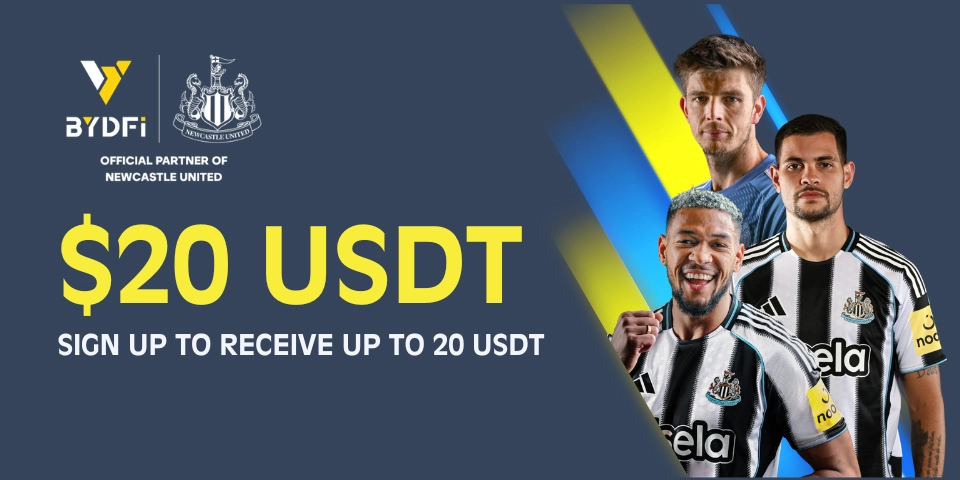BYDFi 20 No Deposit Bonus