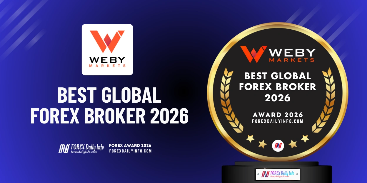 Weby Markets Wins Best Global Forex Broker 2026 Award from ForexDailyInfo for Global Market Access